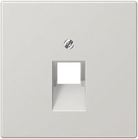 Лицевая панель Jung LS990 для 1-м. розетки RJ11/RJ45 серый Jung — купить по цене от 3&nbsp;476 ₽ | ПрофБезопасность