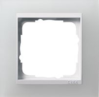 Рамка универсальная Gira Event Opaque 1-м. белый/белый глянец Gira — купить по цене от 1&nbsp;300 ₽ | ПрофБезопасность