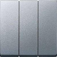 Лицевая панель Schneider Electric Merten System M для 3-кл. выключателя алюминий Schneider Electric — купить по цене от 3&nbsp;207 ₽ | ПрофБезопасность