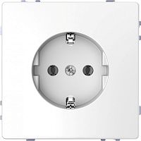Розетка с заземлением без рамки Schneider Electric Merten D-Life 1-м. шторки белый лотос Schneider Electric — купить по цене от 990 ₽ | ПрофБезопасность