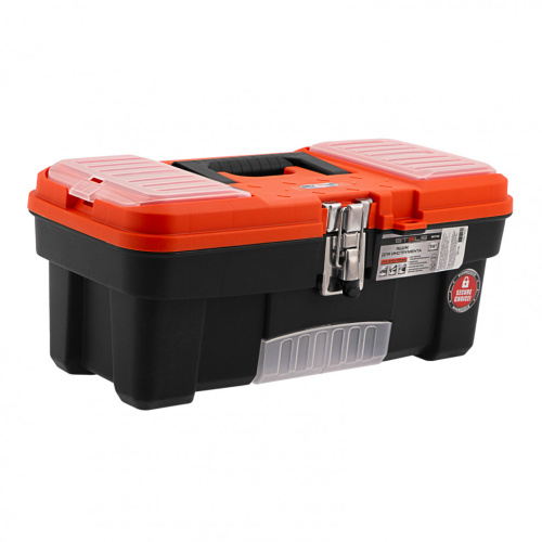 Ящик для инструмента Stels 90746 с мет. замками 16" 410x210x175