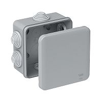 Коробка распределительная Systeme Electric ОП 100x100x50мм IP55 серый