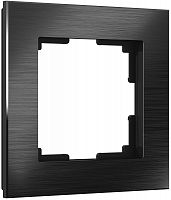 Рамка универсальная Werkel Aluminium 1-м. металл черный алюминий картинка