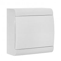 Бокс пластиковый EKF ЩРН-П-8 SlimBox (198x191x100) IP41 белая дверца sb-n-8w