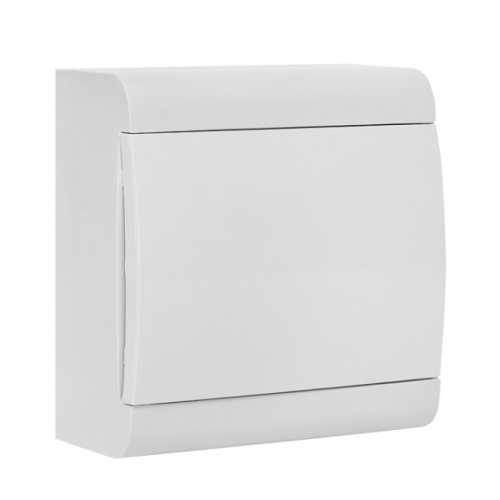 Бокс пластиковый EKF ЩРН-П-8 SlimBox (198x191x100) IP41 белая дверца sb-n-8w
