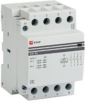 Контактор модульный EKF PROxima КМ 3п 4НО 40А 230В АС