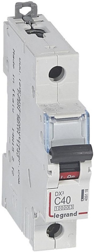 Выключатель автоматический Legrand DX3-E 10000 1п 40А C 16кА