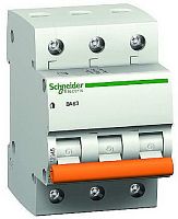 Выключатель автоматический Schneider Electric Домовой 3п C 50А ВА63 4.5кА