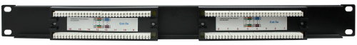 Патч-панель Netko 16 портов NUP5EU-54065 UTP, RJ45, 1U, Dual Type, L картинка фото 4