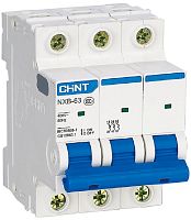 Выключатель автоматический CHINT NXB-63 3п 40А D 6кА