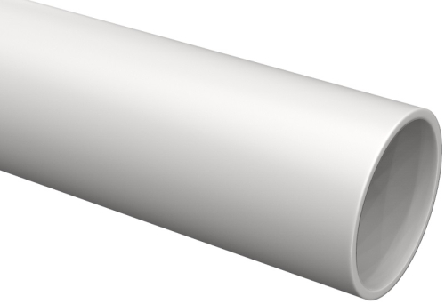 Труба гладкая жесткая ПВХ IEK Д=25 легкая 3м серый (уп. 60м)