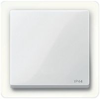 Лицевая панель Schneider Electric Merten System M для 1-кл. выключателя IP44 полярно белый