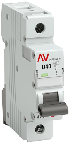 Выключатель автоматический EKF Averes AV-6 1п 40А D 6кА