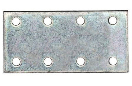 Пластина перфорированная прямая 175х40х2,0мм Стройбат оцинк. фото 2