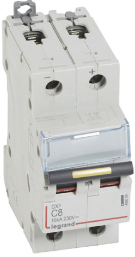 Выключатель автоматический Legrand DX3-E 10000 2п 8А C 16кА