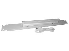 Лампа подсветки в шкаф Netko 1U, 4W, кабель 1 м, серая