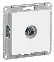Розетка TV Проходная без рамки Systeme Electric AtlasDesign 1-м. белый