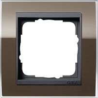 Рамка универсальная Gira Event Clear 1-м. коричневый/антрацит Gira — купить по цене от 1&nbsp;480 ₽ | ПрофБезопасность