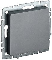 Заглушка без рамки IEK Brite МЗ10-БрС сталь