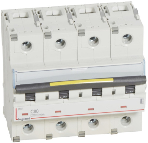 Выключатель автоматический Legrand DX3-E 10000 4п 80А C 16кА