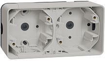Коробка для наружнего монтажа Schneider Electric Mureva Styl 2-м. IP55 белый