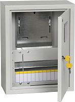 Щит учетно-распределительный навесной IEK ЩУРн-1/12зо-0 395x310x150 IP54 замок, c окном