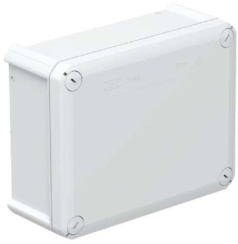 Коробка распределительная OBO Bettermann T160 190x150x77мм (без сальников) IP66 серый (10шт)