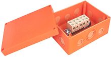 Коробка огнестойкая EKF PROxima 176x126x74мм под винт 5x16мм IP66 оранжевый картинка