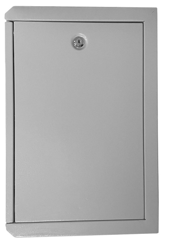 Шкаф настенный 10″ Netko COMPACT 9U (320x315x465) серый, собранный картинка фото 3