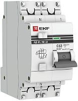 Автомат дифференциального тока АВДТ EKF PROxima АД-32 2п 63А 100мА 4,5кА C тип AC картинка