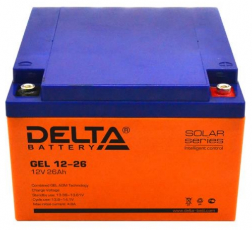 Аккумулятор Delta GEL 12-26 картинка