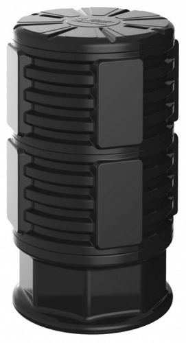 Колодец смотровой для двустенных труб Промрукав КН-780/1500 (0,91м3) черный