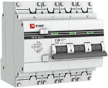Автомат дифференциального тока АВДТ EKF PROxima АД-32 4п 20А 30мА 4,5кА C тип AC картинка