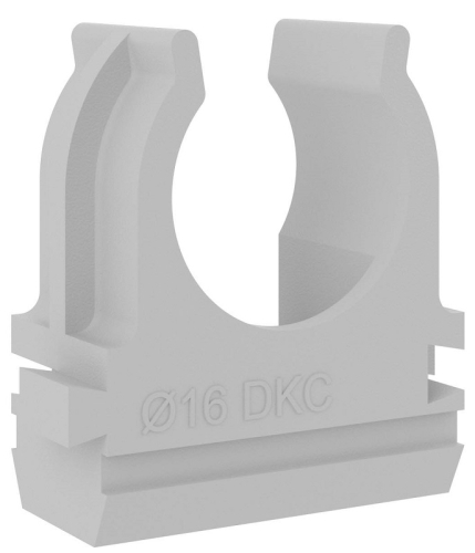 Клипса для гофры DKC Express Д=16 серый (уп. 900шт)