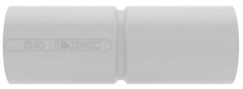 Муфта труба-труба с ограничителем ПВХ DKC Express Д=40 IP40 серый