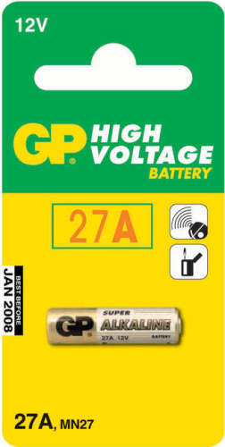 Элемент питания GP 27A C 12В (батарейка) картинка фото 2