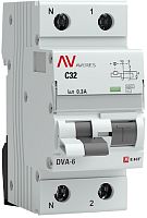 Автомат дифференциального тока АВДТ EKF Averes DVA-6 2п 32А 300мА 6кА C тип AC картинка