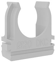 Клипса для гофры DKC Express Д=20 серый (уп. 800шт) картинка