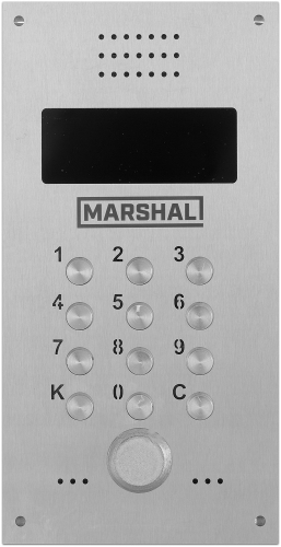 Видеопанель вызывная Marshal CD-7000-MF-V-PAL евростандарт картинка