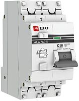 Автомат дифференциального тока АВДТ EKF PROxima АД-32 2п 50А 100мА 4,5кА C тип AC картинка