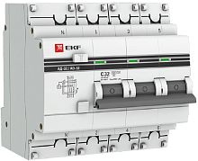Автомат дифференциального тока АВДТ EKF PROxima АД-32 4п 32А 30мА 4,5кА C тип AC картинка