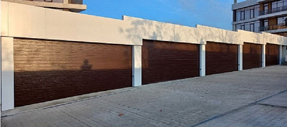 Монтаж автоматических ворот в гараж